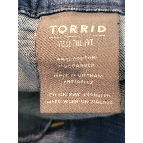 Women's Torrid Vintage Stretch Blue Jeans Size 14 - Picture 7 of 8